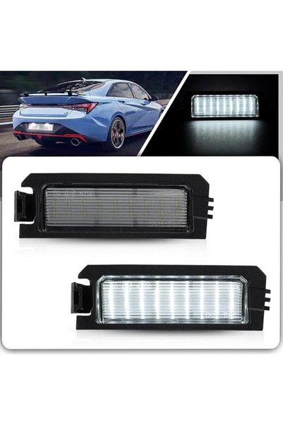 GENERAL أضواء لوحة الترخيص LED لسيارات إلانترا 2019+ وإلانترا N GT وسوناتا وف...