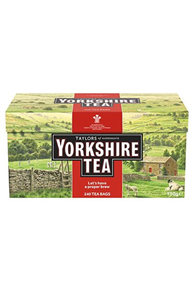 Yorkshire Tea Red İngiliz Siyah Çayı 240 Poşet 750 g