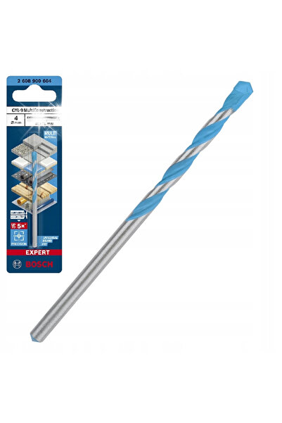Bosch BURGĂ MULTICONSTRUCȚIE EXPERT CYL-9 4*40*75MM 2608900604