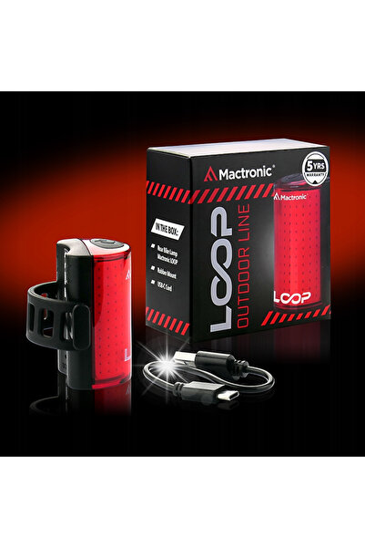 MACTRONİC LAMPĂ BICICLETA SPATE, 25LM, 680MAH, SET ABR0061