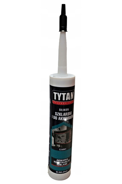 Tytan Professional SILICON PENTRU STICLA ȘI ACVARIURI 280ML NEGRU 10041679 TYTAN