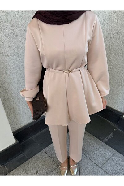 SS Design Aylin Scuba Suit Powder Beige