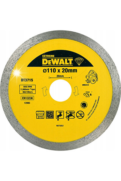 Dewalt DISC DE DIAMANT PENTRU TĂIERE PLĂCI 110X20MM