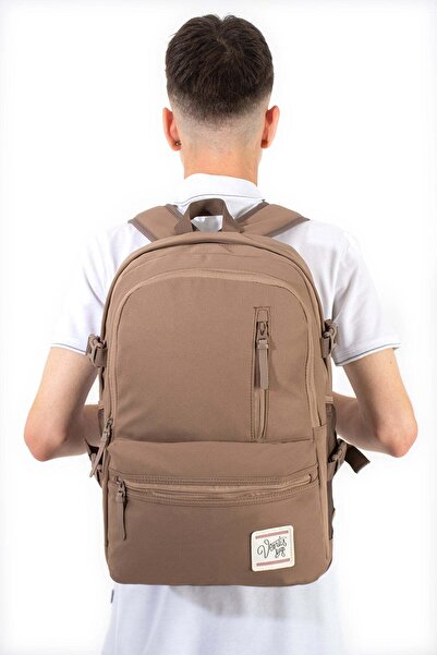 ventis qualty Unisex, ultra lagan, sa više džepova, smeđi model ruksaka: (VNT...