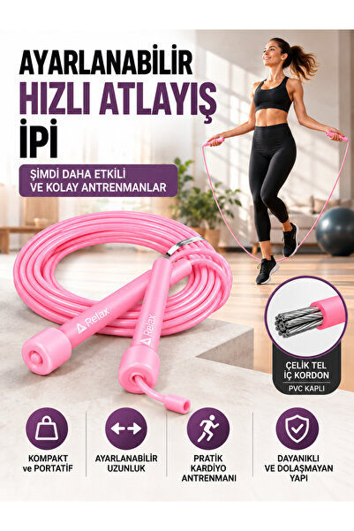 Relax Ayarlanabilir Hızlı Atlama İpi