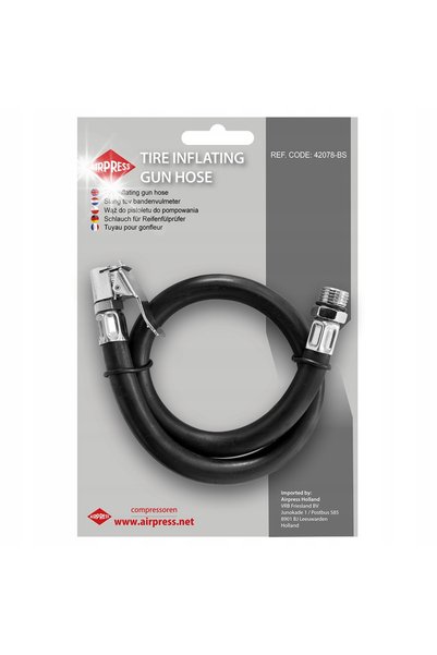 Airpress Furtun de 455 MM 1/4 inch pentru pistol de umflat anvelope 42078-BS