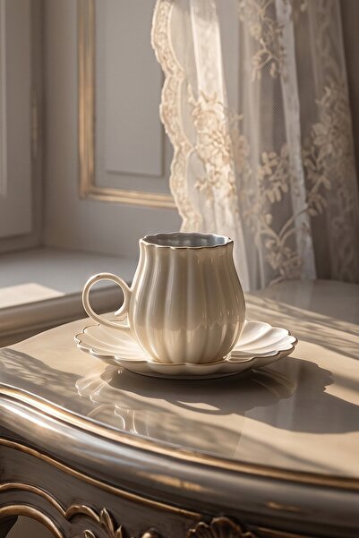Cooker Elvaris 6-Person 90 ml Porcelain Coffee Cup Set Ckr4605
