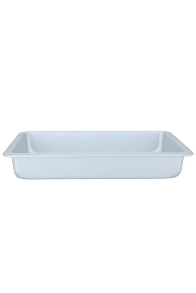 Alsaif Gallery Al Saif Gallery Aluminum Oven Tray, 6×26×37.8 cm, Rectangular - Silver