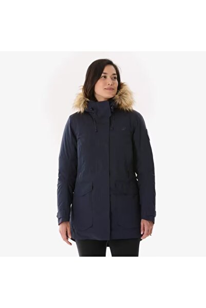 Decathlon Kadın Outdoor Su Geçirmez Kar Montu/Kışlık Mont - Mavi Siyah - NH90...