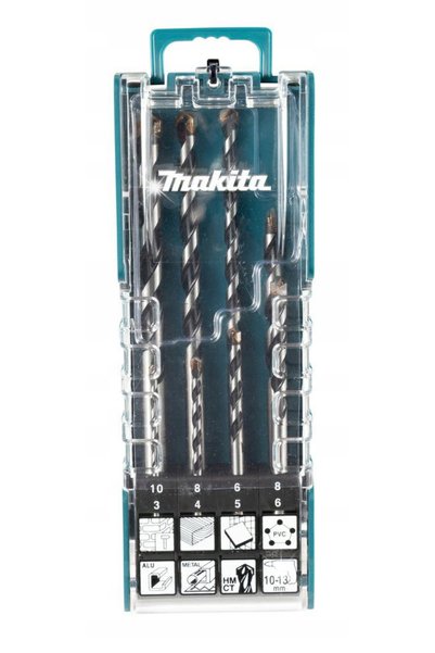Makita Set universal de burghie 8 piese HM/CT E-15855