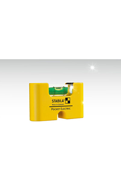 Stabila POZIOMICA ELECTRICĂ DE BUZUNAR 6,7 CM CU CLEMĂ PENTRU CUREA SA18115