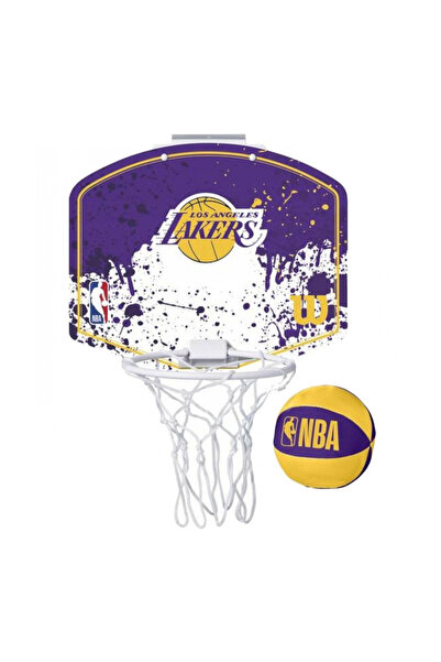 Wilson Μίνι Μπασκέτα Ομάδας NBA LA LAKERS WTBA1302LAL Μωβ