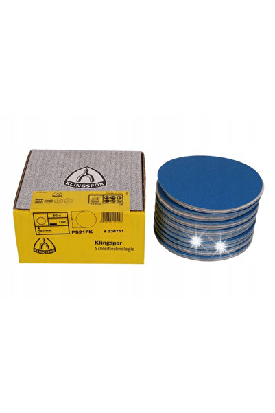 KLİNGSPOR Discuri abrazive 50 bucăți granulație 100 PS21FK 125MM 236751