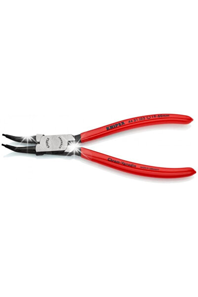 Knipex Clește SEGER pentru inele, curbat 45° °   INTERIOR 180MM 44 31 J22