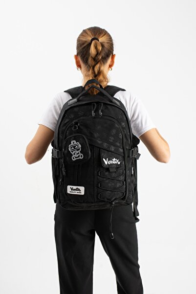ventis qualty Unisex, ultra lagan, sa više džepova, crni model ruksaka: (VNT-9B)