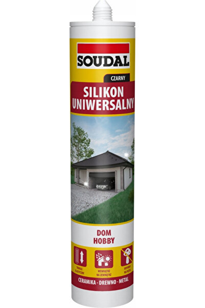 Soudal SILICON UNIVERSAL NEGRU 280 ML 137659
