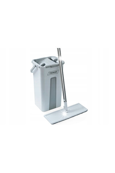 Tenzi Set de curățare cu mop plat și găleată cu centrifugare