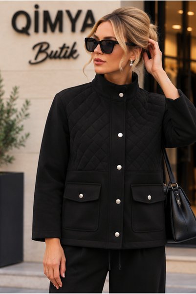 QİMYA BUTİK Egzoti̇k Asorti̇k Women's Quilted Detailed Premium Modal Top and ...
