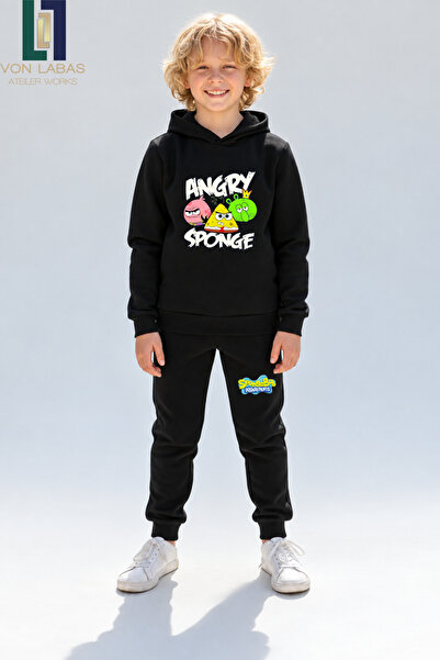 PANDORICA Sponge Bob (SpongeBob) dizajn unisex dječja majica sa kapuljačom i ...