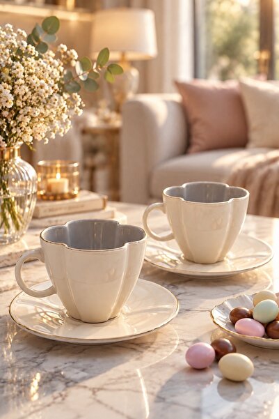 Cooker Luneth 2-Person 90 ml Porcelain Coffee Cup Set Ckr4607