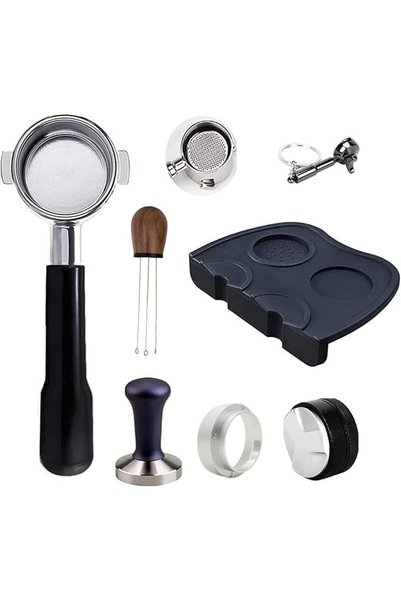 Generic Portafilter 51mm, Tamper Press,Espresso Silicone Coffee Tamper Mat, D...