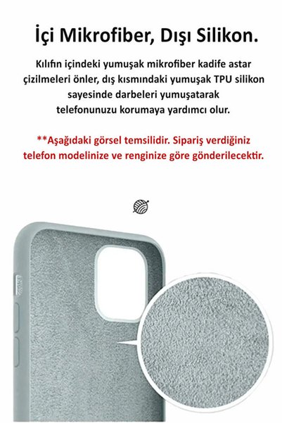 KaffCase iPhone 17 Pro /18 Pro Compatible Suede Inside, Soft Silicone Outside Phone Case