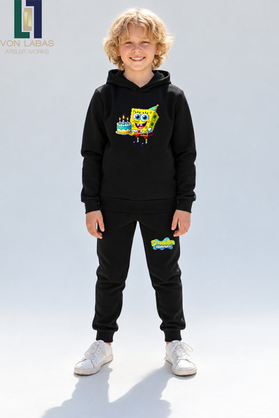 PANDORICA Sponge Bob (SpongeBob) dizajn unisex dječja majica sa kapuljačom i ...