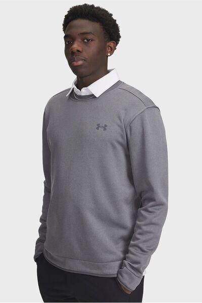 Under Armour Men's Fleece Sweater Castlerock Gray 6003723-025 Sweatshirt