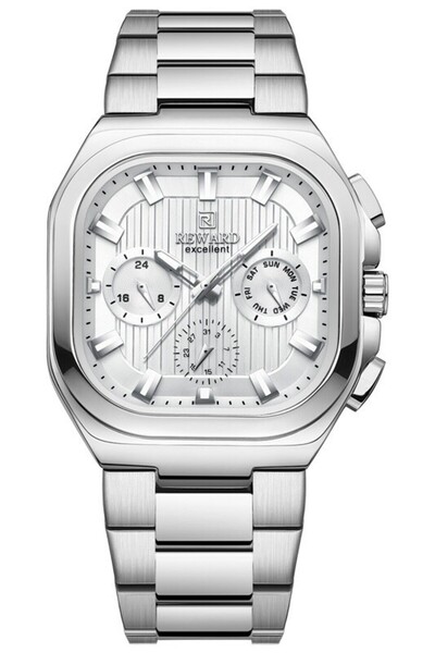 Reward Rd813308M Men's Wristwatch with Steel Strap
