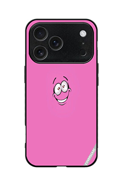 Coverscart Protective Case Cover for Apple iPhone 18 Pro Max Smiley Design Pink