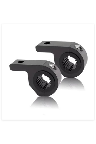 Choice 2 pieces Adjustable Hot Bull Bar Mount Bracket Fog Driving Light Spotl...