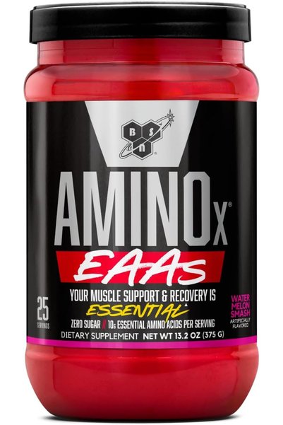 BSN Amino X EAAs, Muscle Recovery & Endurance, 10g Essential Amino Acids, 5g ...