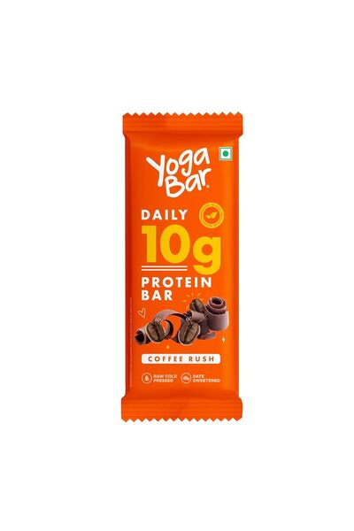 YOGA BAR Yogabar 10g Protein Bar – Coffee Flavour, Premium Whey Protein Blend...
