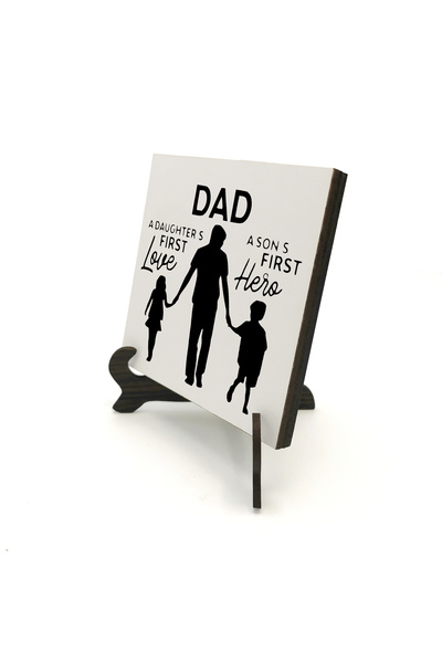 Sadrazam Dad Printed Wooden Tabletop 10X10 1G-Dad1