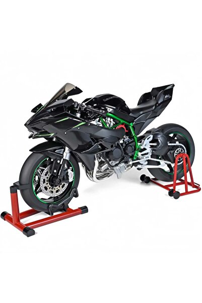 JPT Συλλεκτική μοτοσικλέτα diecast 23 εκ. Kawasaki H2R, μεταλλική, με πραγματ...