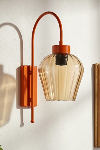 Bamyum Clupe Honey Orange Body Sconce Wall Lamp Modern Hotel Cafe Vintage Living Room Bedroom Staircase Retro