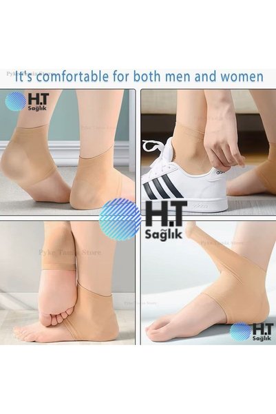 h.t sağlık GECE/GÜNDÜZ KULLANIM İÇİN TOPUK ÇORAPLARI - TOPUK DİKENİ VE ÇATLAKLARI