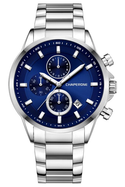Chaperone Ch199M Men's Wristwatch with Steel Strap