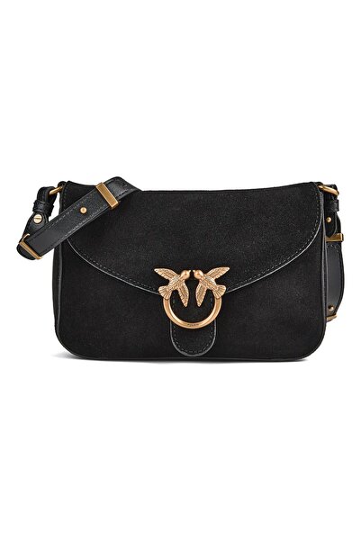 PİNKO Geantă de umăr mini Love Satchel din piele naturală 20 cm
