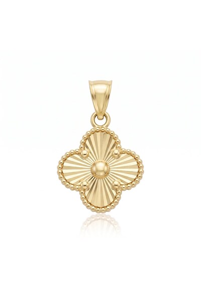 izma gold kuyumculuk 14 Ayar Altın Yonca Kolye Ucu | 1,26 Gr
