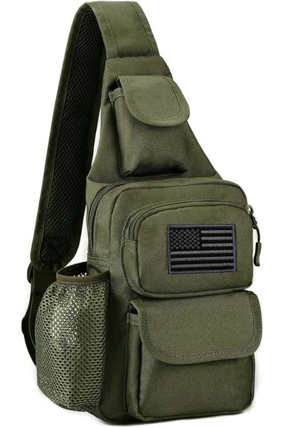 Protector Plus حقيبة كتف تكتيكية عسكرية بنظام MOLLE (تتضمن رقعة تثبيت)