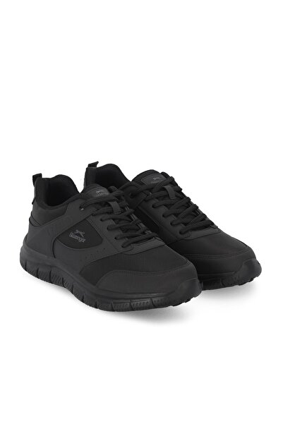 Slazenger Genfit Black Unisex Running Walking Sports Shoes for Women Men