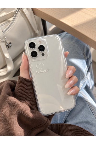 MİRAZ TASARIM IPHONE 14 PRO MAX غطاء رقيق شفاف مع تفاصيل النص