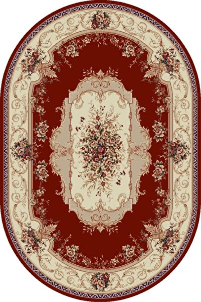 Talis Covor Oval, Lotos, Rosu, 150x230 cm, Delta 507 201