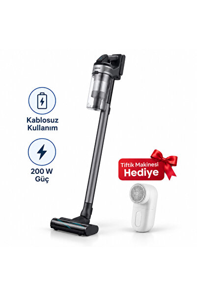 Samsung Jet 75E VS20B75ACR5/TR 200W Şarjlı Dikey Süpürge Tiftik Makinesi hedi...