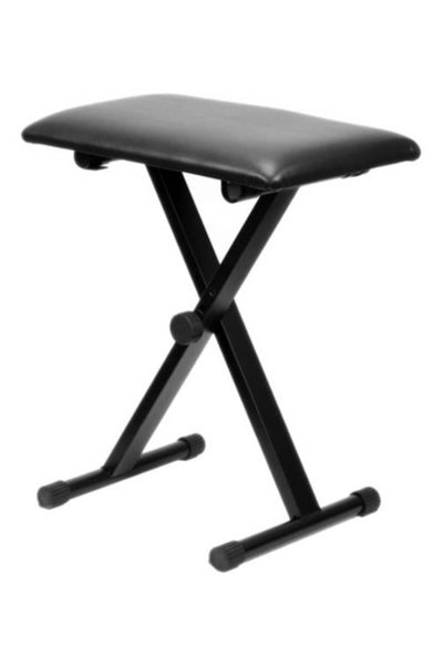 MUSICMATE MUSIC MATE MM-K25 Leggiero Bancă de pian neagră