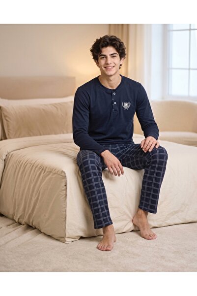 Pyjama Familya Young Men's Cotton Winter Pajama Set
