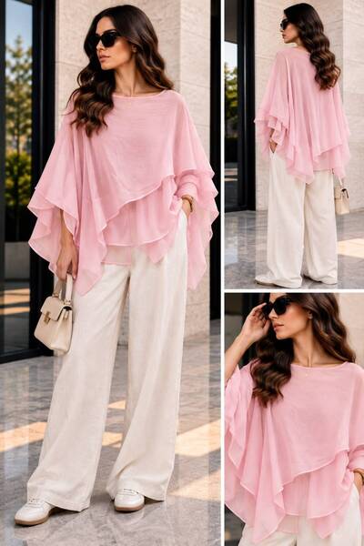 ayşeuysalbutik pelerin bluz