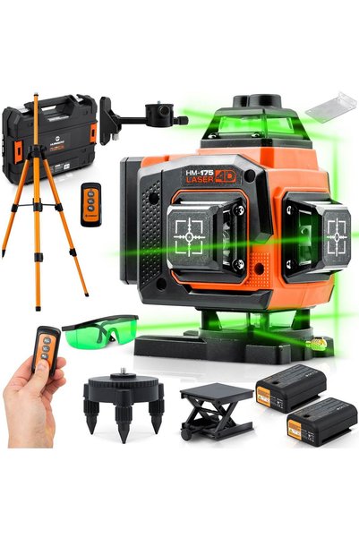 Humberg Nivelă laser cu linii în cruce HM-175 în carcasă + accesorii