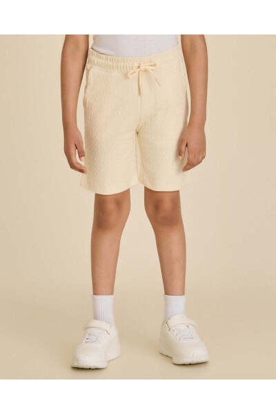 REDTAG Boys Beige Shorts